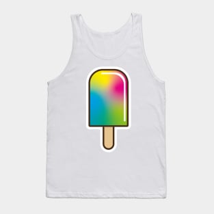 trippy psychedelic vector of a lolly Tank Top